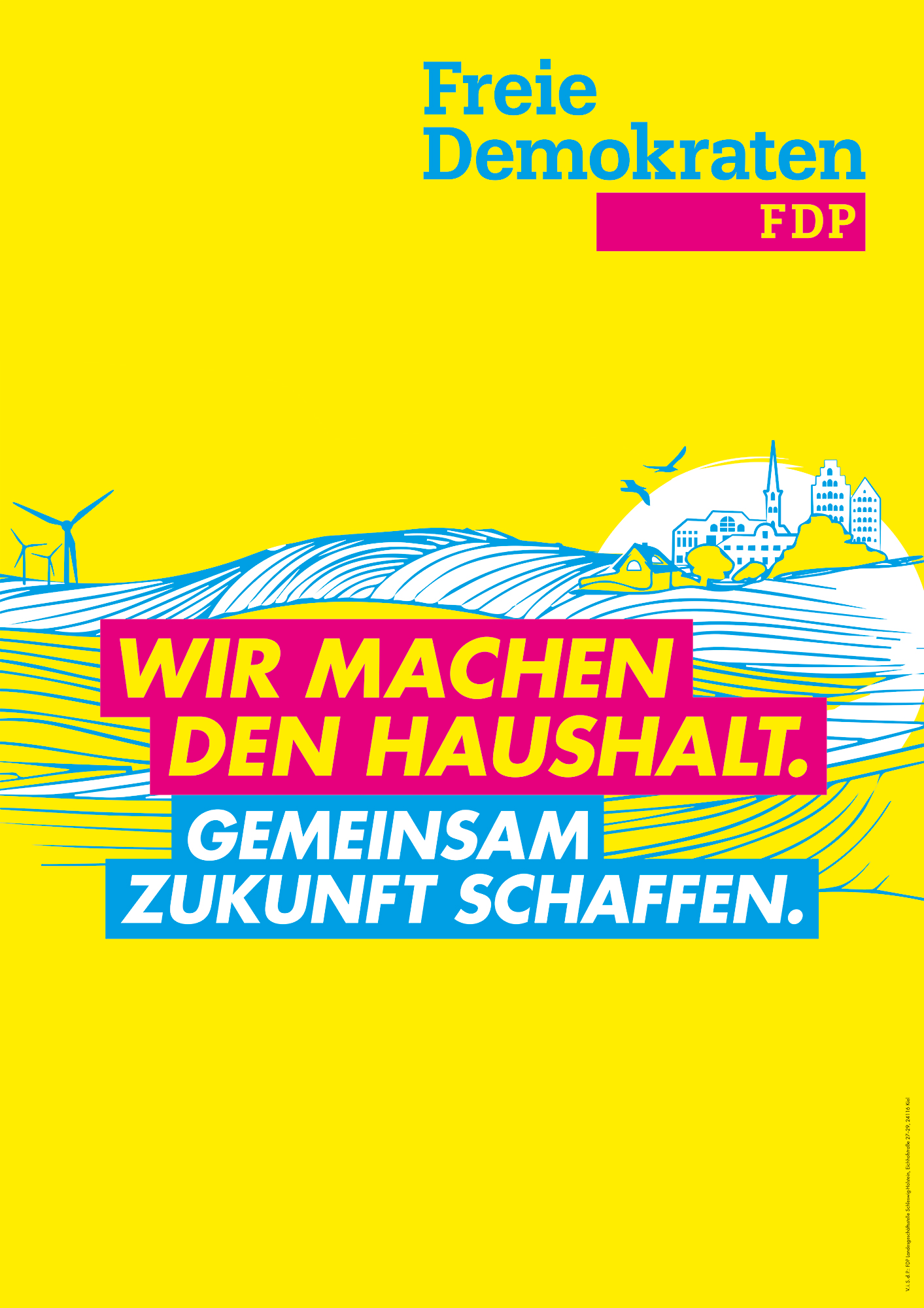 Wahlplakat Schleswig-Holstein