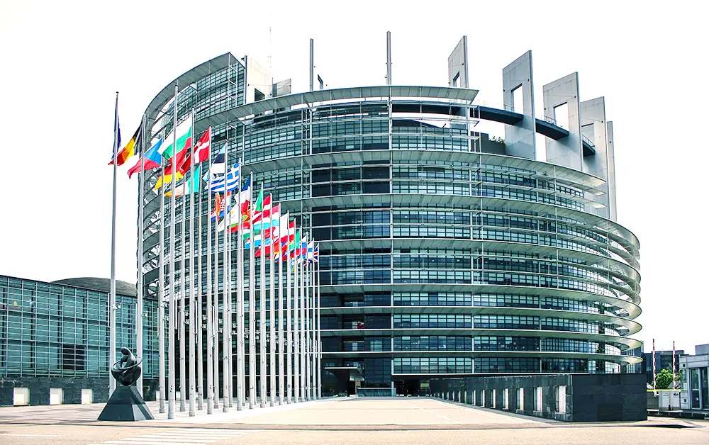 Das Parlamentsgebäude der EU in Brüssel