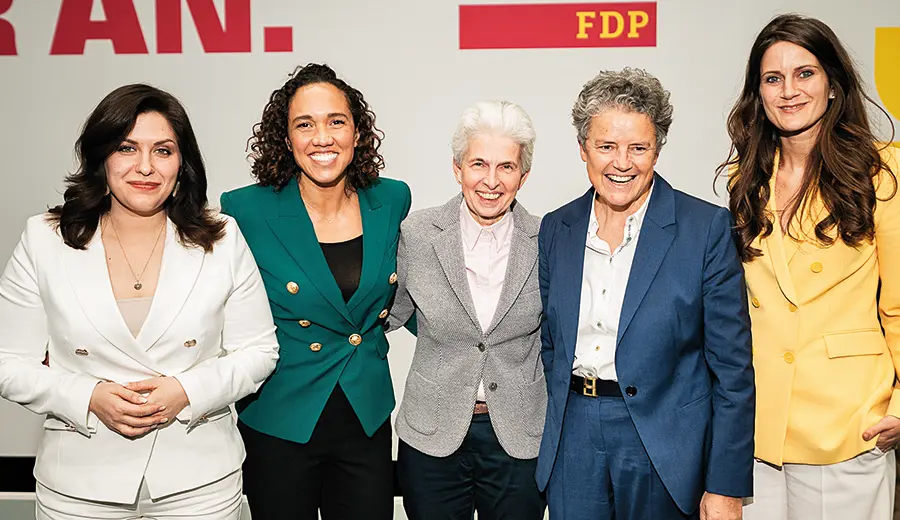 Frauen in der Spitze der FDP auf dem Bundesparteitag
